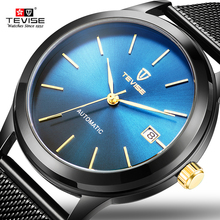 Tevise-reloj mecánico automático de acero inoxidable para hombre, cronógrafo informal de cuerda automática, de marca superior, resistente al agua 2024 - compra barato