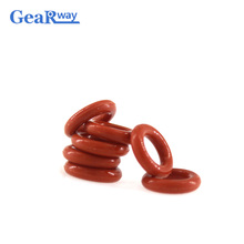 Gearway 4mm CS O Ring Seal Gasket Red Silicon O Ring Seal Washer 15/16/17/18/35/38/40mm OD VMQ 55SH Hardness O Ring Sealing 2024 - buy cheap