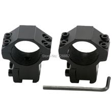 2pcs 25.4mm Tactical Low Profile Scope Rings Scope Mount Adapter for 11mm Weaver Dovetail Rail Hunting Accessories 2024 - buy cheap