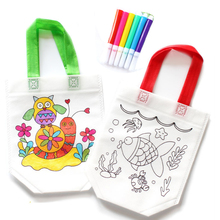 Random 5 pcs Kids DIY Drawing Craft Color Bag Children Learning Educational Drawing Toys with Safe Watercolor pen for Baby Gifts 2024 - buy cheap