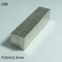 20pcs/lot N35 Neodymium magnet 10*5*1.5  Strong mm Rare earth permanent magnet 10x5x1.5  NdFeB magnet 10 x 5 x 1.5 2024 - buy cheap