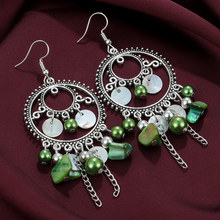 ZOSHI Bohemian Tassel Earrings For Women Shell Beads Design Earings Fashion Jewelry Wedding Dangle Earrings 2024 - buy cheap
