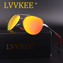Lvvkee clássico marca óculos de sol nova moda alumínio hd polarizado óculos de sol revestimento lente condução tons para homem/wome com caso 2024 - compre barato