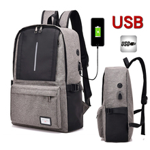 15 15.4 15.6 Inch with USB Interface Waterproof Nylon Notebook Laptop Backpack Bags Case Backpack for Men Women Student Travel 2024 - buy cheap