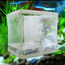 New Fishing Net Breeder Aquarium Fish Tank Fry Breeding Hatchery Partition Case Kit Plastic and gauze 2024 - buy cheap