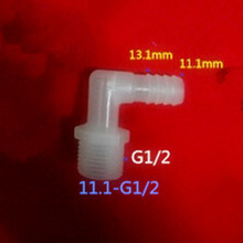 Encaixe de mangueira de 90 graus em plástico, 11.1mm * g1/2 2024 - compre barato