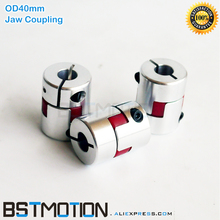 OD 40mm CNC Flexible Jaw Spider Plum Coupling Shaft Coupler 8mm 9.35mm 10mm 12mm 12.7mm 14mm 15mm 16mm 17mm 18 19mm 20mm 21 22mm 2024 - buy cheap