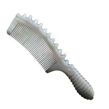 Horn Comb Genuine Natural Anti Static Anti-hair Loss Long Straight Hair Large Female Home Massage White Yak Combs For Girl Sale 2024 - buy cheap