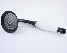 Black Oil Rubbed Brass Bathroom Hand held Shower Head for Shower Faucet Telephone Style Hand Held Shower Head zhh064 2024 - buy cheap