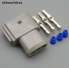 Shhworlsea-enchufe del cigüeñal para VW, lámpara antiniebla, Conector de Faro, 5/30/100 juegos, 3,5mm, 3P, macho 2024 - compra barato