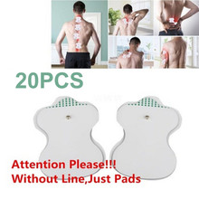 20 Pcs White Electrode Pads Massager Tools For Tens Acupuncture Digital Therapy Machine 2024 - buy cheap