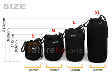 4pcs/lot  Soft Camera Lens bag Pouch Case 4 pcs Size XL L M S For Canon For nikon DSLR Camera 2024 - buy cheap