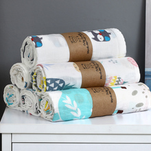 1Pc 100% Cotton Baby Swaddles Soft Newborn Blankets Bath Gauze Infant Wrap sleepsack Stroller cover Play Mat 2024 - buy cheap
