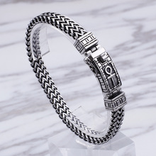 Titanium steel casting side chain bracelets trendy men's fashion bracelet 2024 - buy cheap