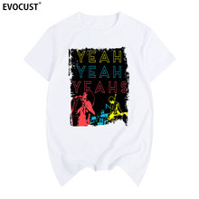yeahs music T-shirt Cotton Men T shirt New Women Summer Comfortable Tee 2024 - buy cheap