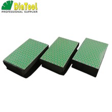 DIATOOL 3pcs Electroplated Diamond Hand Pad 90X55MM Grit #100 Foam Backed Hand Polishing Pad Polishing Block 2024 - buy cheap