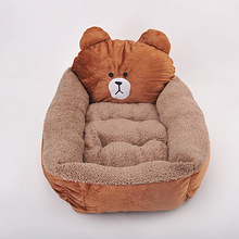 Cute Animal Cartoon Shaped Pet Dog Bed Mats Pet Sofa Kennels PP Cotton Warm Cat House Dog Pad Teddy Mats Big Blanket Supplies 2024 - buy cheap