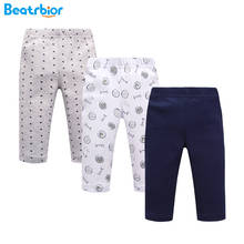 3 PCS/lot Baby Pants 100% Cotton baby boy Girl Pants Print Infant Baby Leggings Waist Kids Pant Trousers Baby Clothes Set 2024 - buy cheap