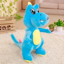 about 50cm cartoon blue dinosaur plush toy soft doll kid's toy Christmas gift b1555 2024 - buy cheap