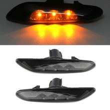 2 Pcs LED Side Marker Lights Turn Signal Lights Indicator For BMW E82 E60 E90 2024 - buy cheap