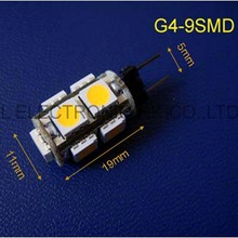 High quality 5050 G4 led bulbs, 9SMD DC12V G4 led bulbs, G4led bulbs, led G4 bulbs,mini G4 led lamps (free shipping 2pcs/lot) 2024 - buy cheap