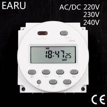 CN101A Timer Switch AC/DC 220V 230V 240V Digital LCD Power Weekly 7days Mini Programmable Time Switch Relay 8A to 16A Auto Smart 2024 - buy cheap