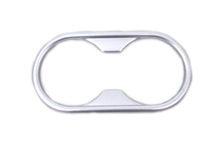 Matt Chrome Interior Cup Holder Cover Trim for Audi A4 B9 2024 - buy cheap