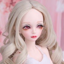 Полный комплект Кукла 1/4 Bjd, модная Кукла Alicia Reborn из силиконовой смолы с глазами для маленькой девочки, подарок на день рождения 2024 - купить недорого