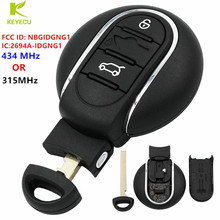 KEYECU OEM Smart Remote Car Key Fob 3 Buttons 315MHz/434MHz for BMW MINI cooper 2014-2018 FCC ID: NBGIDGNG1 2694A-IDGNG1 2024 - buy cheap