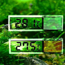 1 peça termômetro medidor de temperatura da água aquarium fish tank termômetro LCD display digital de medição da tabela 3D tipo de indução 2024 - compre barato