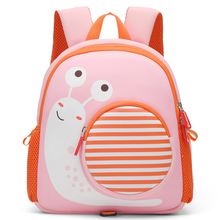 Cartoon Pink Snail Backpacks for Girls Children Fashion Cute Schoolbag Kindergarten Kids School Bags Neoprene Mochila Escolar 2024 - buy cheap
