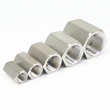 1/8" 1/4" 3/8" 1/2" 3/4" 1" BSP Female  304 Stainless Steel Hex Nut Rod Pipe Fitting Connector Adapter Max Pressure 600 Bar 2024 - buy cheap