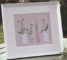 Embroidery Package Best Quality  Cross Stitch Kits Unopen New Luxurious Fresh Flower Vase Free shipping 2024 - buy cheap