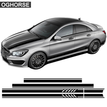 Edition 1 Style Car Hood Roof Rear Side Stripe Skirt Sticker Decal for Mercedes Benz W117 C117 X117 A CLA Class AMG Accessories 2024 - buy cheap
