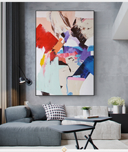 Abstract Color Splash Canvas Painting Poster Print Unique Decor Wall Art Picture For Living Room Bedroom DinningRoom Aisle Lobby 2024 - buy cheap