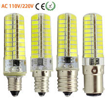 E14 E17 E12 BA15D LED Dimmable Bulb Lamp 110V 220V AC 3W 80 Leds SMD 5730 LED Chandelier Light White Warm White 1pc/lpot 2024 - buy cheap
