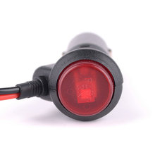 DC 12V Car Auto Push Button Cigarette Lighter Black With LED Indicator Light 2024 - buy cheap