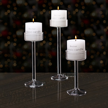 New Style 2020 fashion Classic Glass Candle Holder Wedding Bar Party Home Decor Decoration Fashion Candlesticks free shipping 2024 - купить недорого