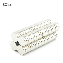 Super Strong 10/20/50/100pcs Rare Earth NdFeB Magnet 8*2 mm Neodymium N50 Disc Magnets Round Cylinder Sheet Fridge 8*2mm 2024 - buy cheap