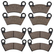 Cyleto Motorcycle Front and Rear Brake Pads for POLARIS 400 Ranger HO 2010-2011 2024 - buy cheap