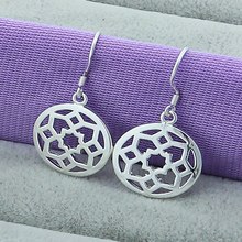 Pendientes de plata de ley 2019 para mujer y niña, joyería Simple de moda, con flores, nueva moda 925, envío gratis 2024 - compra barato