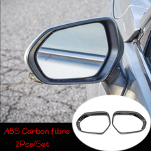 ABS углеродное волокно для Toyota Avalon XX50, 2019, 2020, аксессуары для автомобиля, боковая дверь, зеркало заднего вида, дождевик, крышка для бровей, отделка, Стайлинг автомобиля 2024 - купить недорого