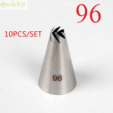 #96 Pastry Decorating Tools Cream Nozzles Stainless Steel Icing Piping Nozzles Cupcake Decorating Tips Baking Pastry Tools 2024 - buy cheap
