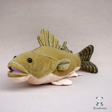 Soft Plush Toy Real Life Marine Animals Walleye Doll Rare Deep Sea Fish Pickerel Dolls Toys Holiday Present 2024 - buy cheap