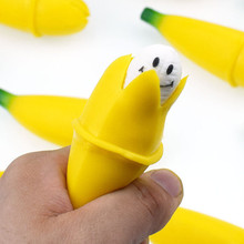 Забавная игрушка-банан для розыгрыша, медленно восстанавливающие форму бананы с счастливым лицом, детские игрушки для снятия стресса, антистресс, подарок 2024 - купить недорого