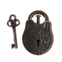1PCS Vintage Metal Cast God Lock Key Puzzle Toy IQ&EQ Mind Brain Teaser toys Gift Intellectual Educational For Children Adult 2024 - buy cheap