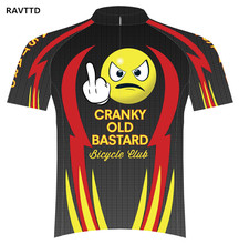 Cranky Old Bastard-camisetas de Ciclismo de manga corta para verano, ropa transpirable para bicicleta de carreras, ropa deportiva de secado rápido 2024 - compra barato
