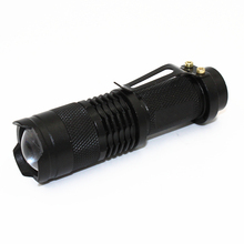 10Pcs/lot Mini SK68 Aluminum 3 Modes Torch 350LM Q5 LED Flashlight Adjustable Focus Zoom Lamp Light 2024 - buy cheap