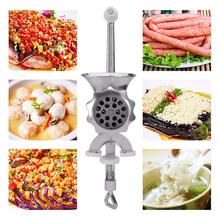 2019 Hand Cast Aluminum Manual Meat Grinder Mincer Machine Sausage Table Crank Tool for Home Kitchen Cutter Slicer Beef 2024 - buy cheap