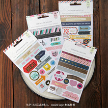 Folhas de Papel da folha De Ouro Adesivos Kits 3 Cortado Para DIY Scrapbooking Junk Planejador Diário Álbum de fotos Adesivo Cartão Que Faz s061 2024 - compre barato